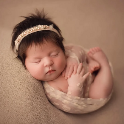 Baby heart shape gauze for newborn photography props,baby lightsome wrap