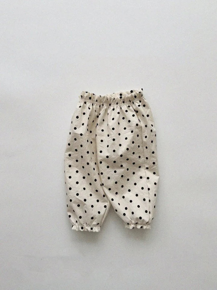 Baby Cotton Plaid Casual Pants Girl/Boys Kids Anti-mosquito Pencil Trousers