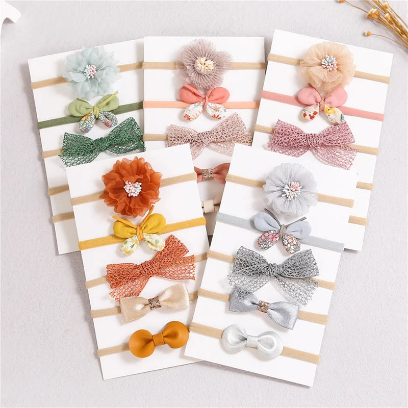 Baby Girls Headbands Soft Flower Hairbands