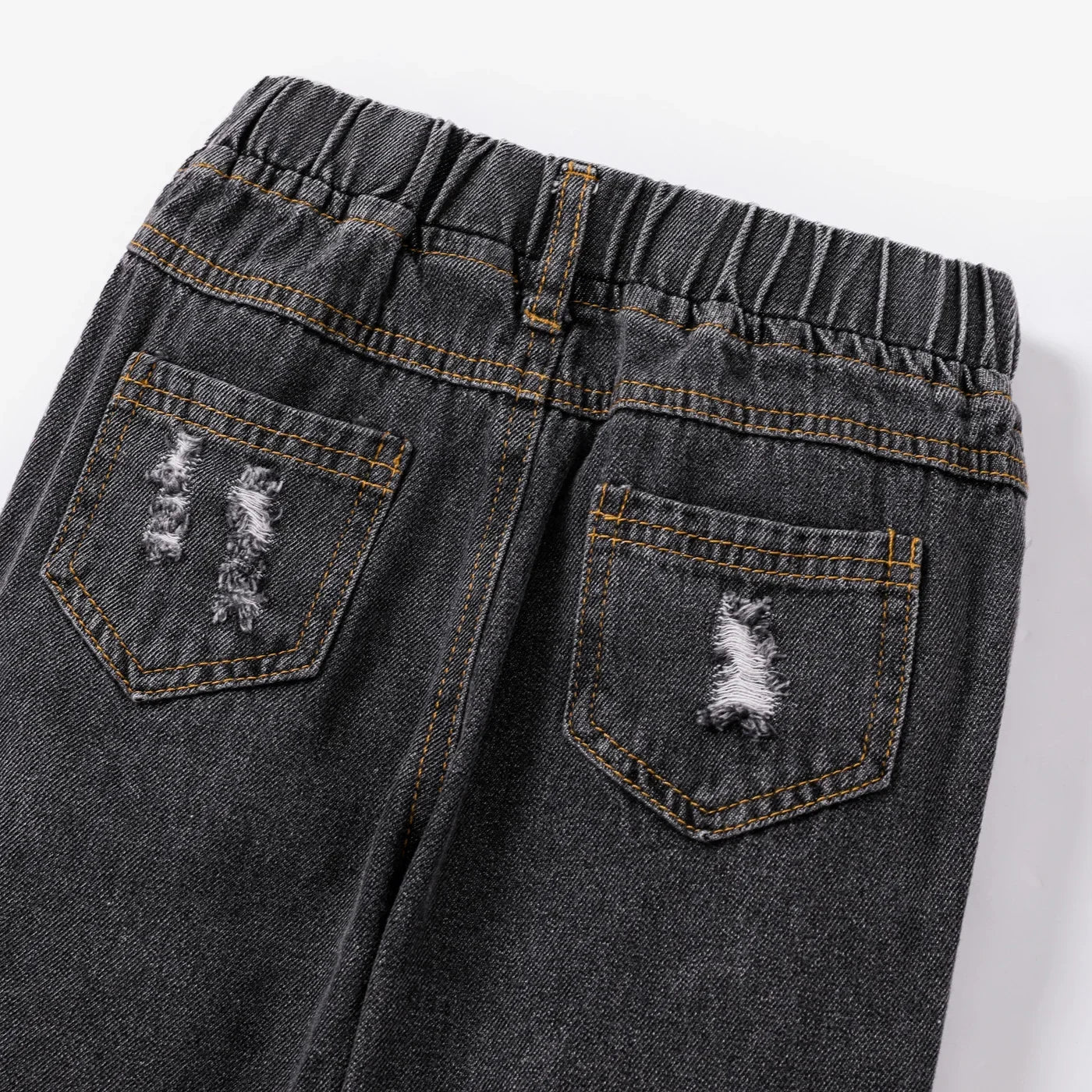 Boy Elasticized Ripped Denim Jeans Soft and Comfortable for Outings and Daily Wear