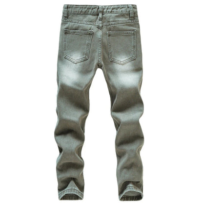 Children's Long Jeans Boy Fashion Trend Jeans Boy Hip-Hop Pants