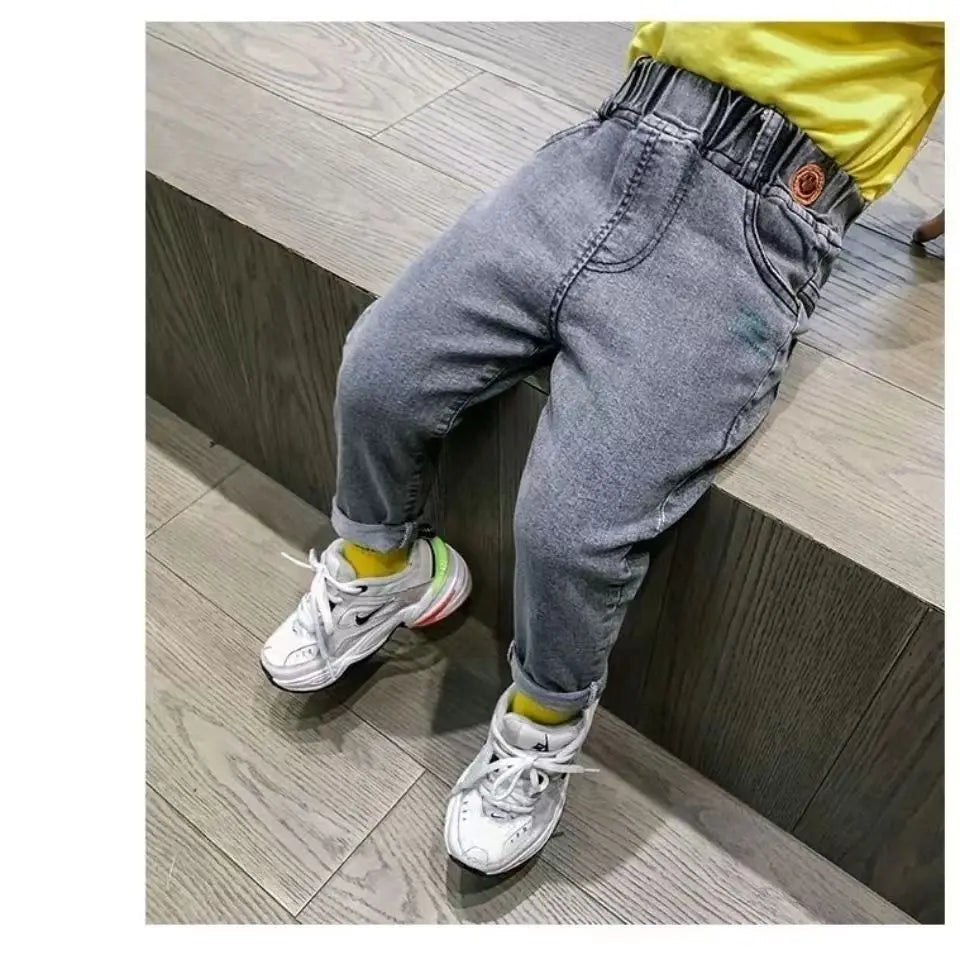 Boys Jeans Long Pants Spring And Autumn Fashionable Baby Pants