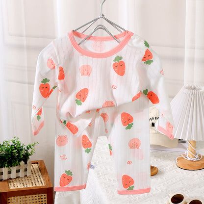 Summer Baby Cotton Home Wear Children's Pajama Set