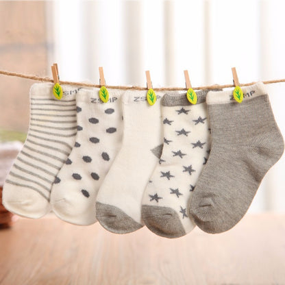 Breathable And Sweat-absorbent Cotton Socks Baby Socks