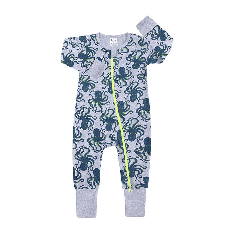 Spring And Autumn Long Sleeve Cotton Baby Romper