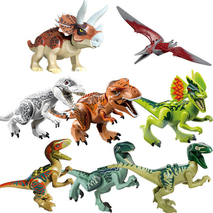 Building Blocks Mini Dinosaur Bricks Figures Toys For Children