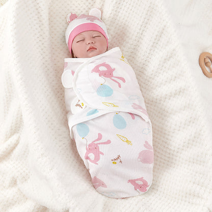 Anti-startle Swaddling Cotton Printing Gro-bag Spring And Summer Baby Wrap