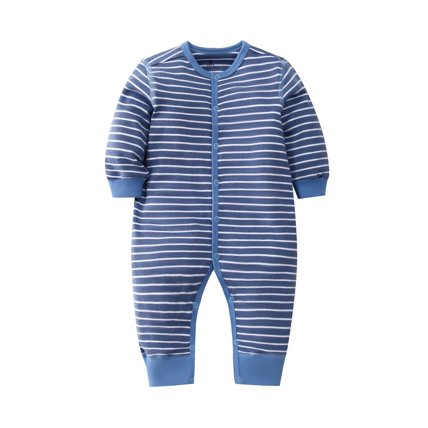 Infants Baby Jumpsuit Long Sleeve Button Romper