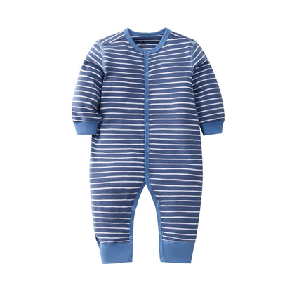 Infants Baby Jumpsuit Long Sleeve Button Romper