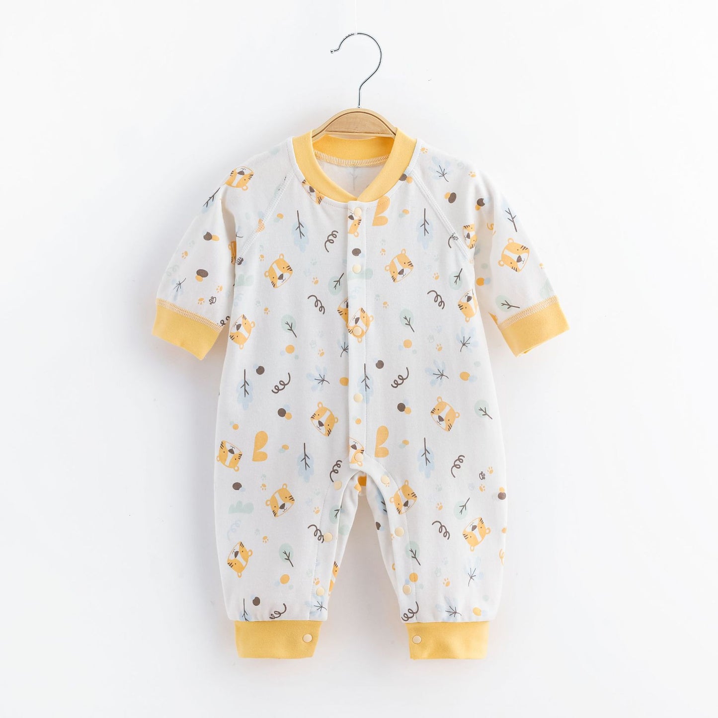 Cute Baby Printed Cotton Jumpsuit