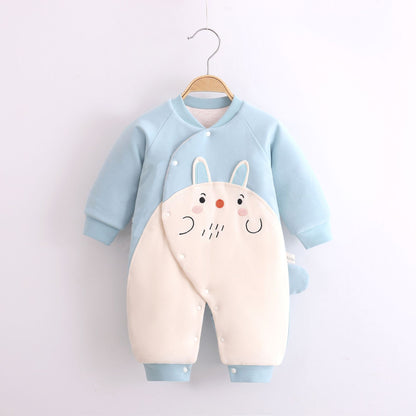 Autumn And Winter New 0-12 Months Cotton Bodysuit