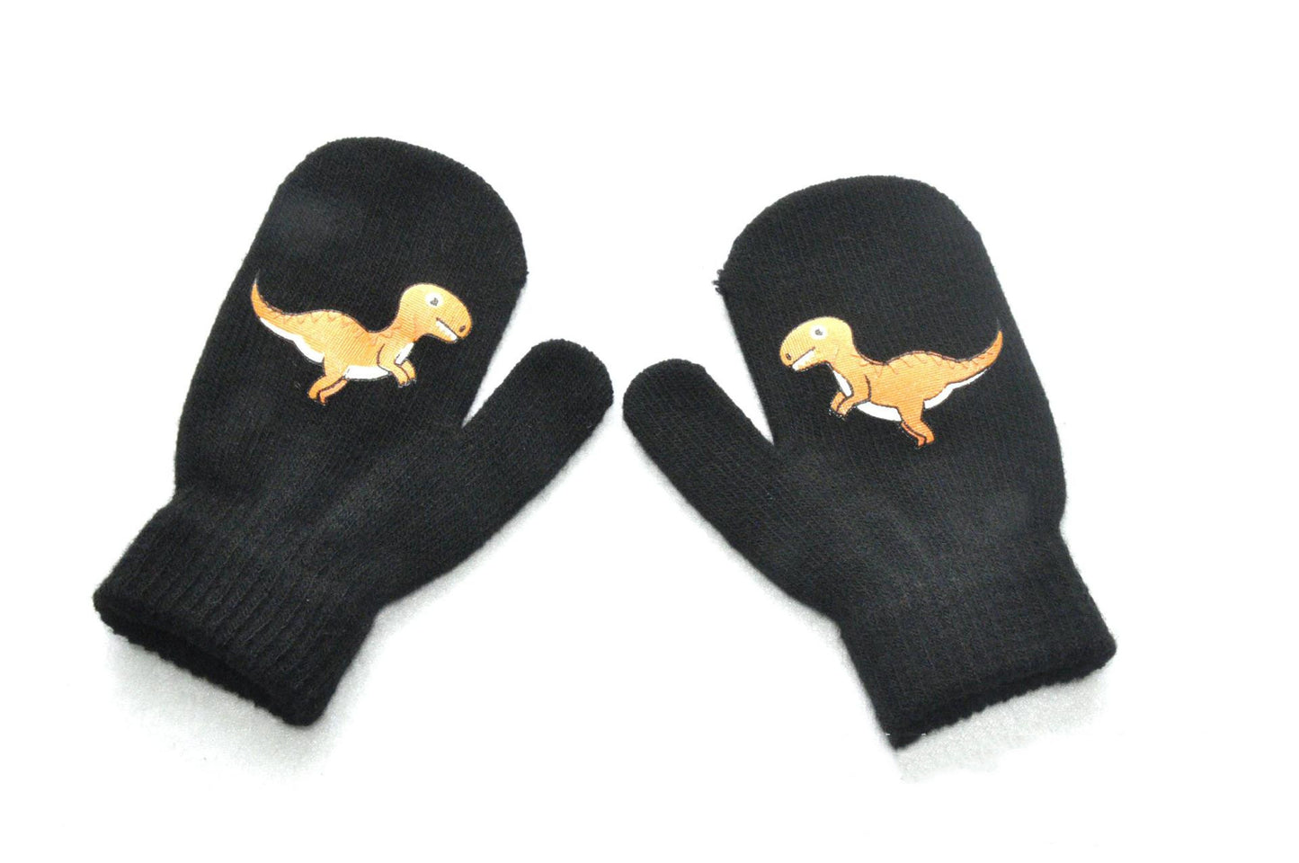 Children's Cartoon Warm And Velvet Thick Knitted Gloves