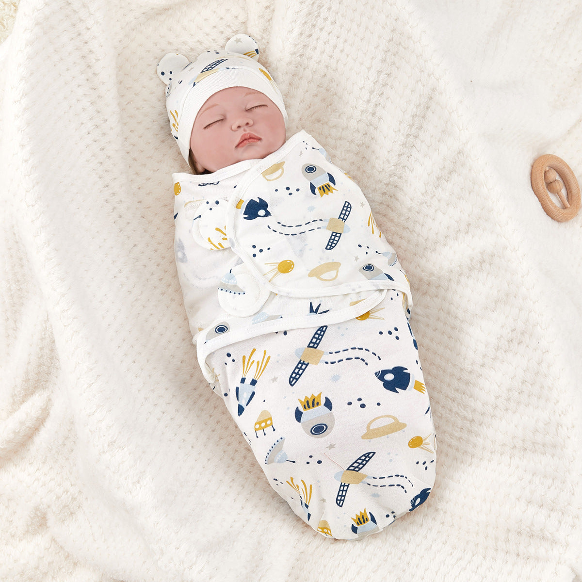 Anti-startle Swaddling Cotton Printing Gro-bag Spring And Summer Baby Wrap