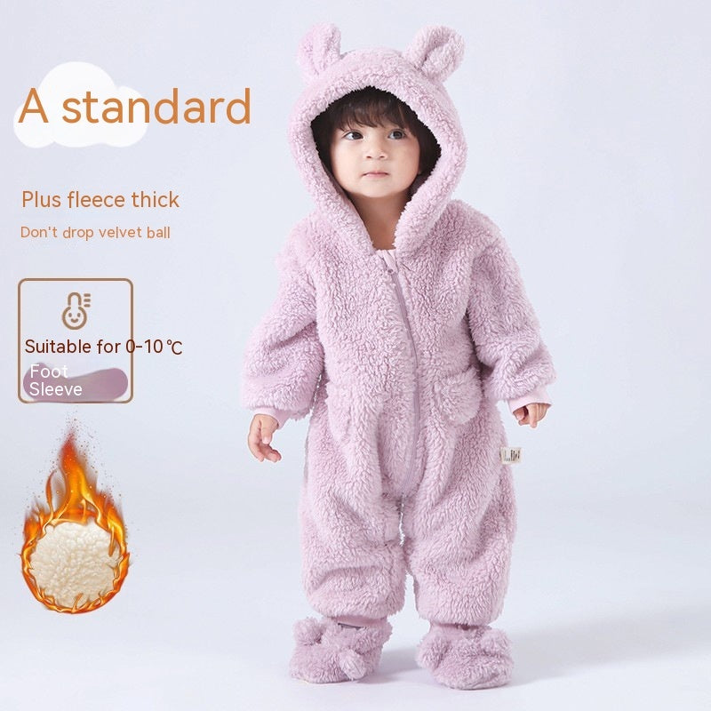 Lambswool Baby Jumpsuit Outer Wear