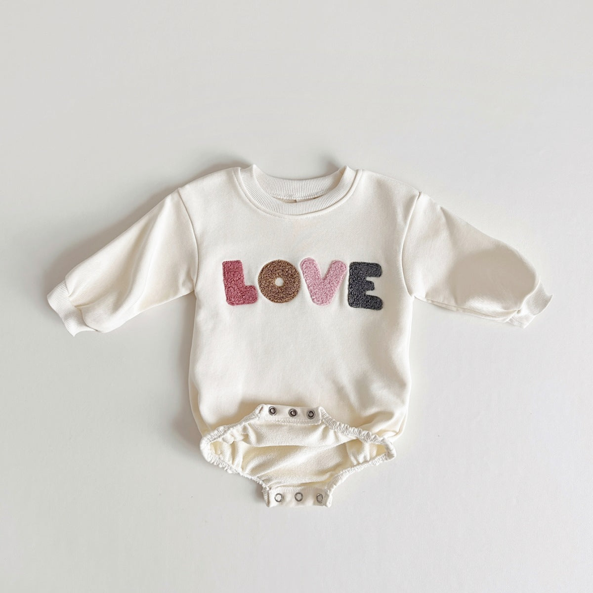 Newborn Long Sleeve Autumn Thin Romper Casual Jumpsuit