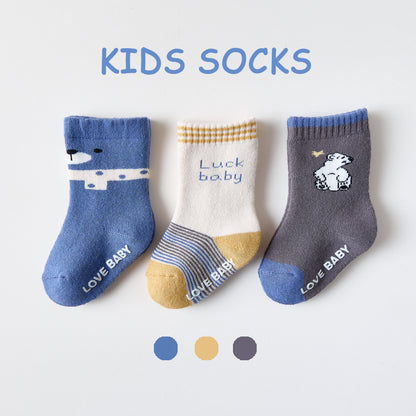 Cotton Children's Socks Terry-loop Hosiery