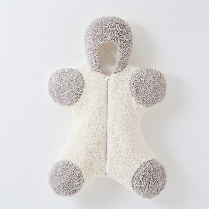 Baby Lamb Fleece Autumn And Winter Sleeping Bag