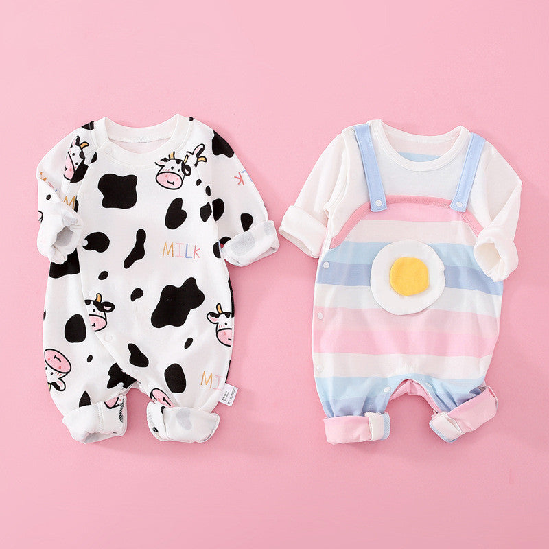 2 Pieces Of Cotton Newborn Jumpsuit