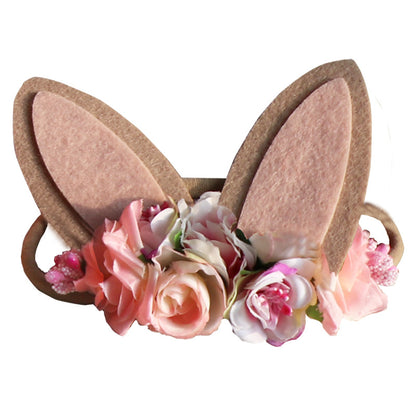 Cute Children's Antler Ears Nylon Hair Accessories