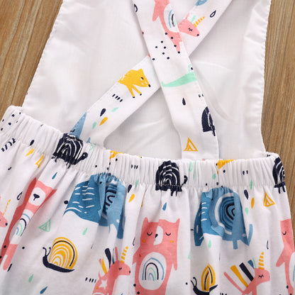 Fashion Printed Baby One-piece Triangle Romper