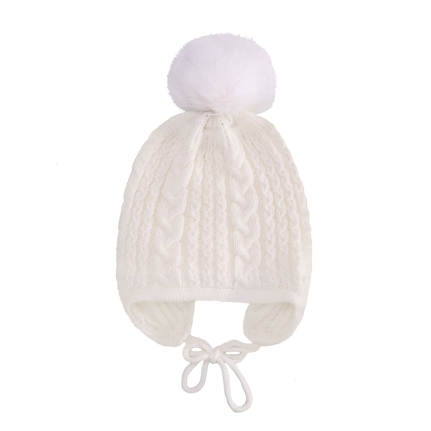 New Solid Color Twist Baby Warm Knitted Hat