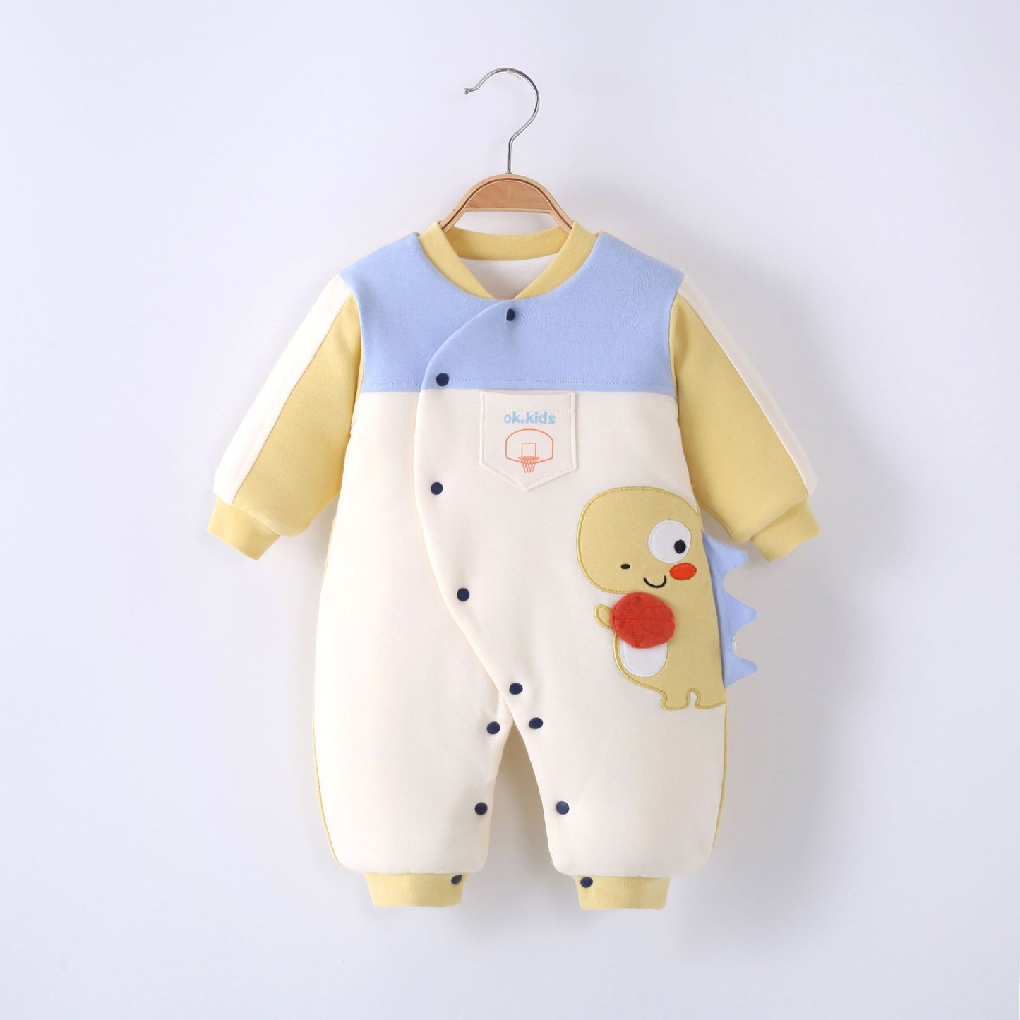 Autumn And Winter New 0-12 Months Cotton Bodysuit