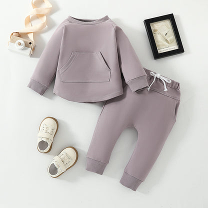 Long-sleeved Sweater Trousers Two-piece