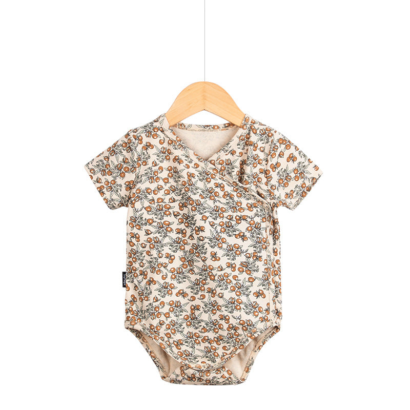 Baby Summer Cotton Monk Dress Bodysuit Lightweight Baby Romper