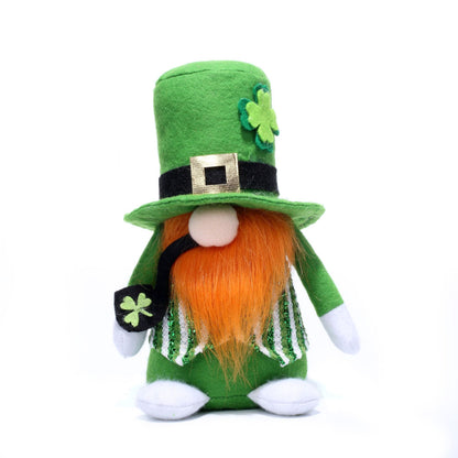 St Patrick's Day Rudolf Doll Irish Day Faceless Doll