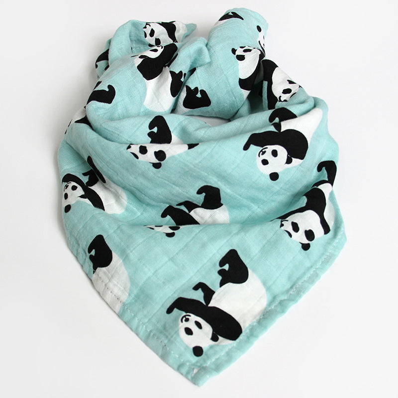 Baby Gauze Saliva Towel Baby Triangle Scarf